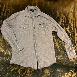 Men’s Wrangler Pearl Snap size L